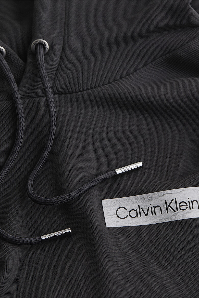 CALVIN KLEIN Hanorac din amestec de bumbac organic cu logo - Pled.ro