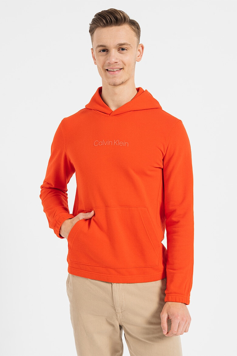 CALVIN KLEIN Hanorac regular fit cu buzunar kangaroo pentru fitness - Pled.ro