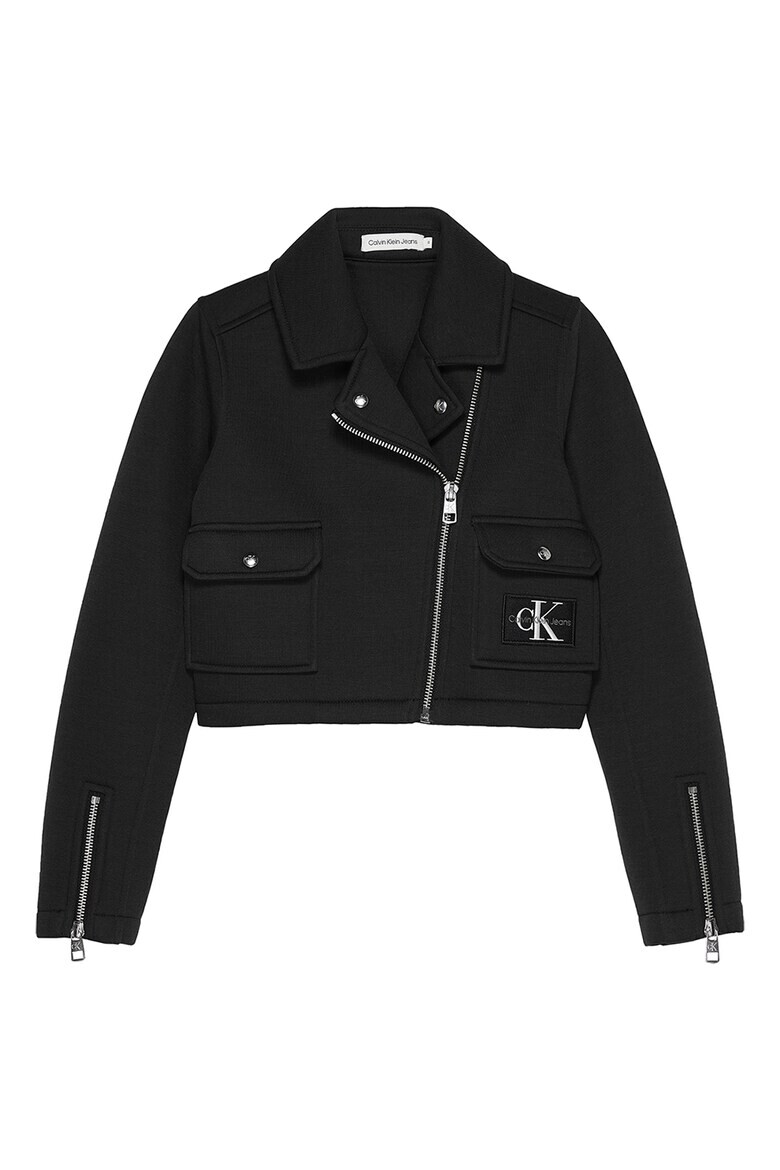 CALVIN KLEIN Jacheta biker cu buzunare cu clapa - Pled.ro