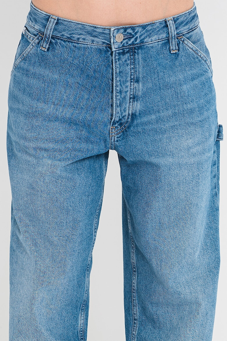 CALVIN KLEIN JEANS Blugi ampli cu talie inalta - Pled.ro