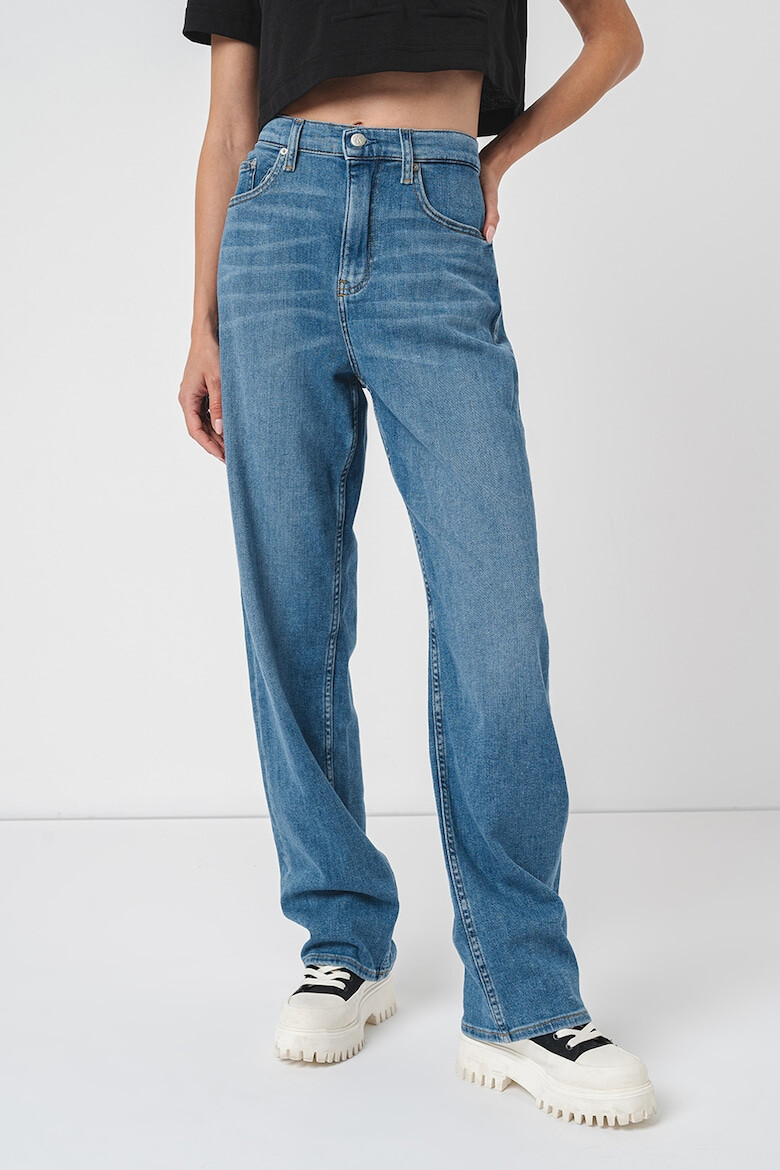 CALVIN KLEIN JEANS Blugi realxed fit cu talie inalta - Pled.ro