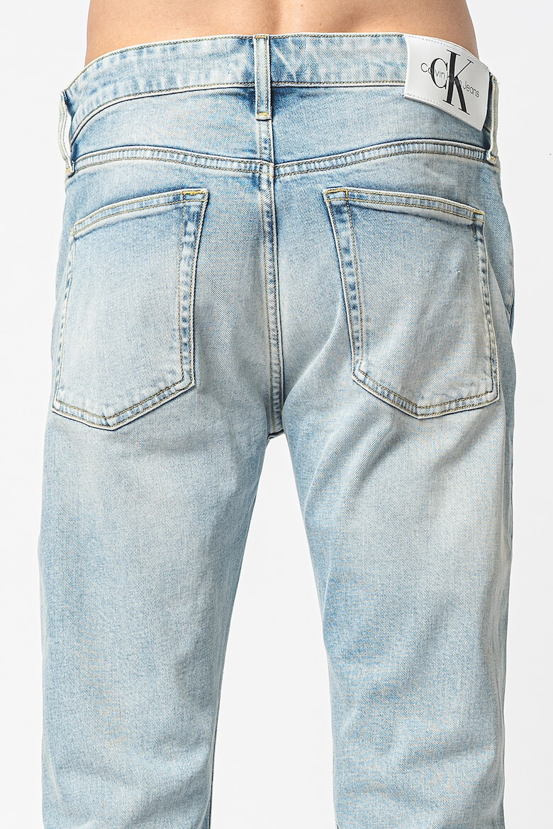 CALVIN KLEIN JEANS Blugi slim fit cu aspect decolorat - Pled.ro