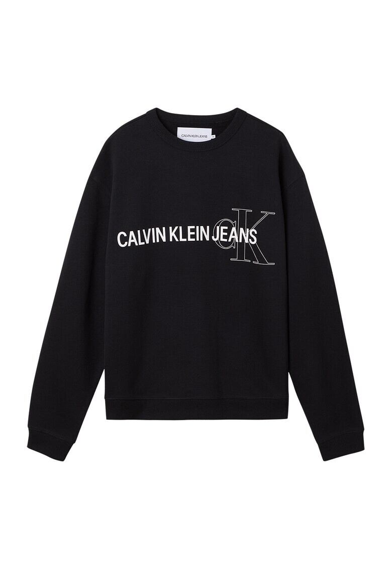 CALVIN KLEIN JEANS Bluza sport din amestec de bumbac organic cu imprimeu logo - Pled.ro