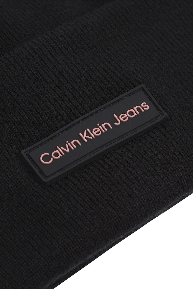 CALVIN KLEIN JEANS Caciula elastica cu aplicatie logo - Pled.ro