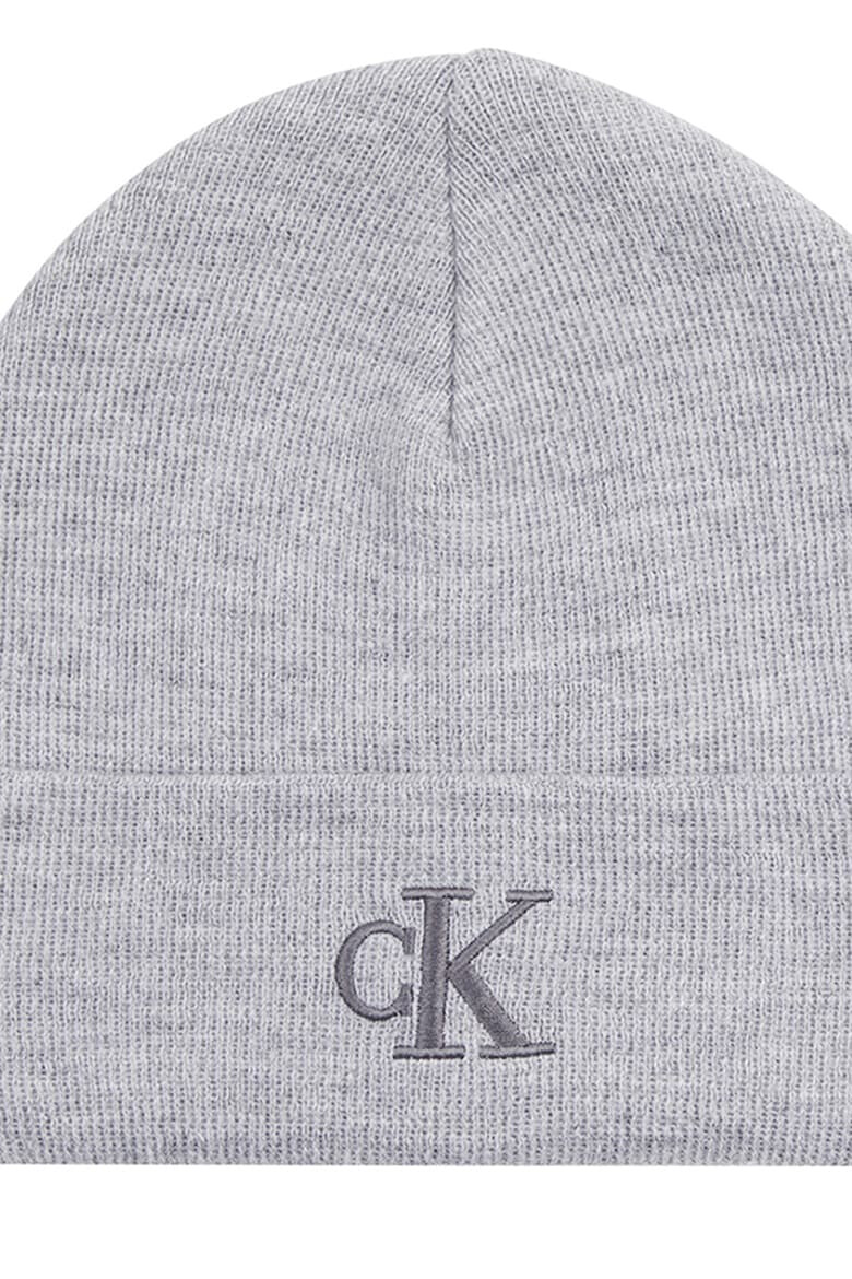 CALVIN KLEIN JEANS Caciula tricotata fin cu logo brodat - Pled.ro