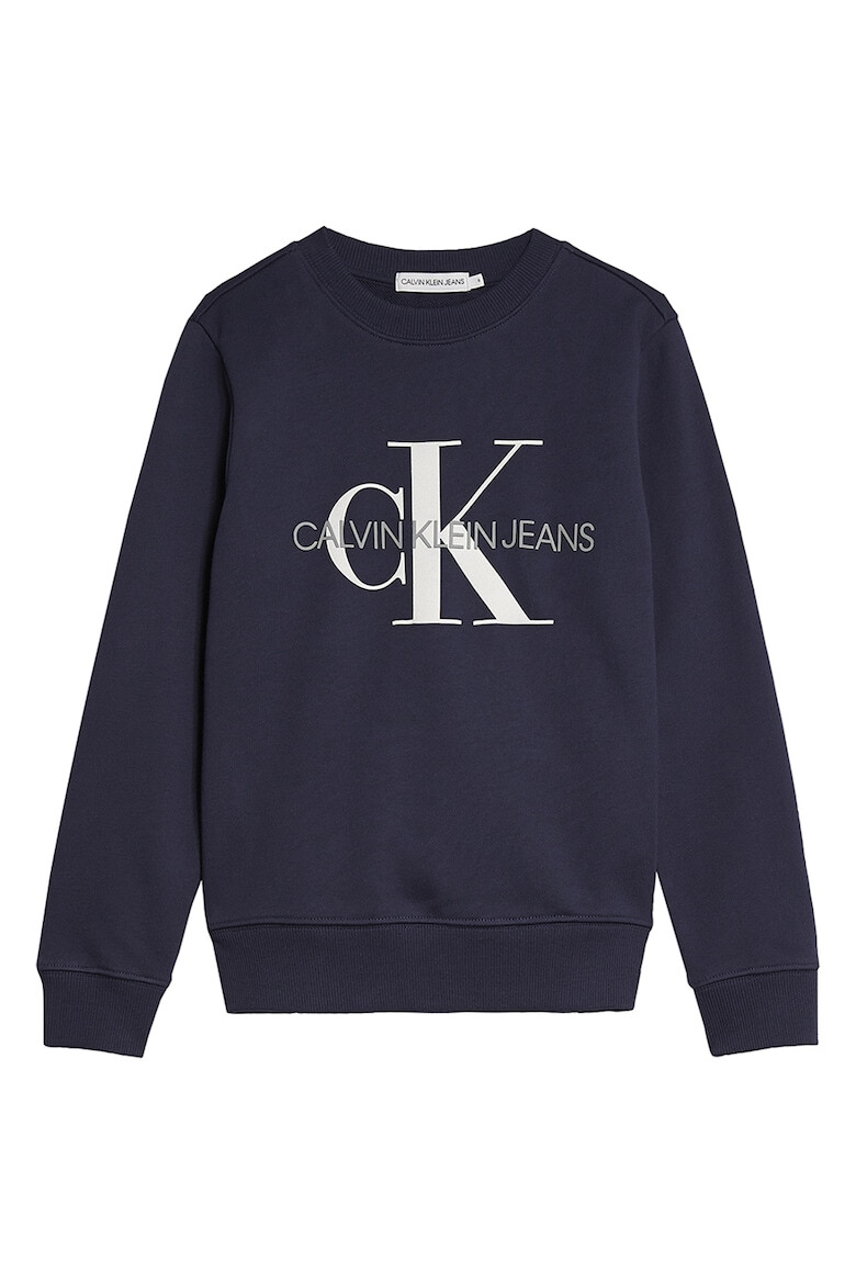 CALVIN KLEIN JEANS CALVIN KLEIN Bluza sport din bumbac organic cu imprimeu logo - Pled.ro