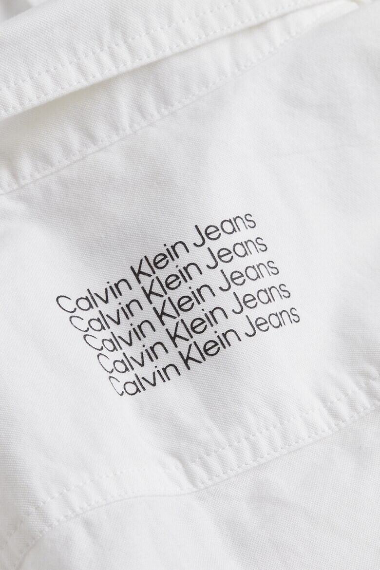 CALVIN KLEIN JEANS Camasa de bumbac cu buzunar pe piept si logo - Pled.ro