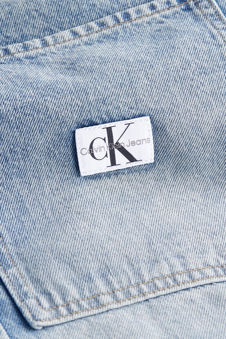 CALVIN KLEIN JEANS Camasa de denim cu aplicatie logo - Pled.ro