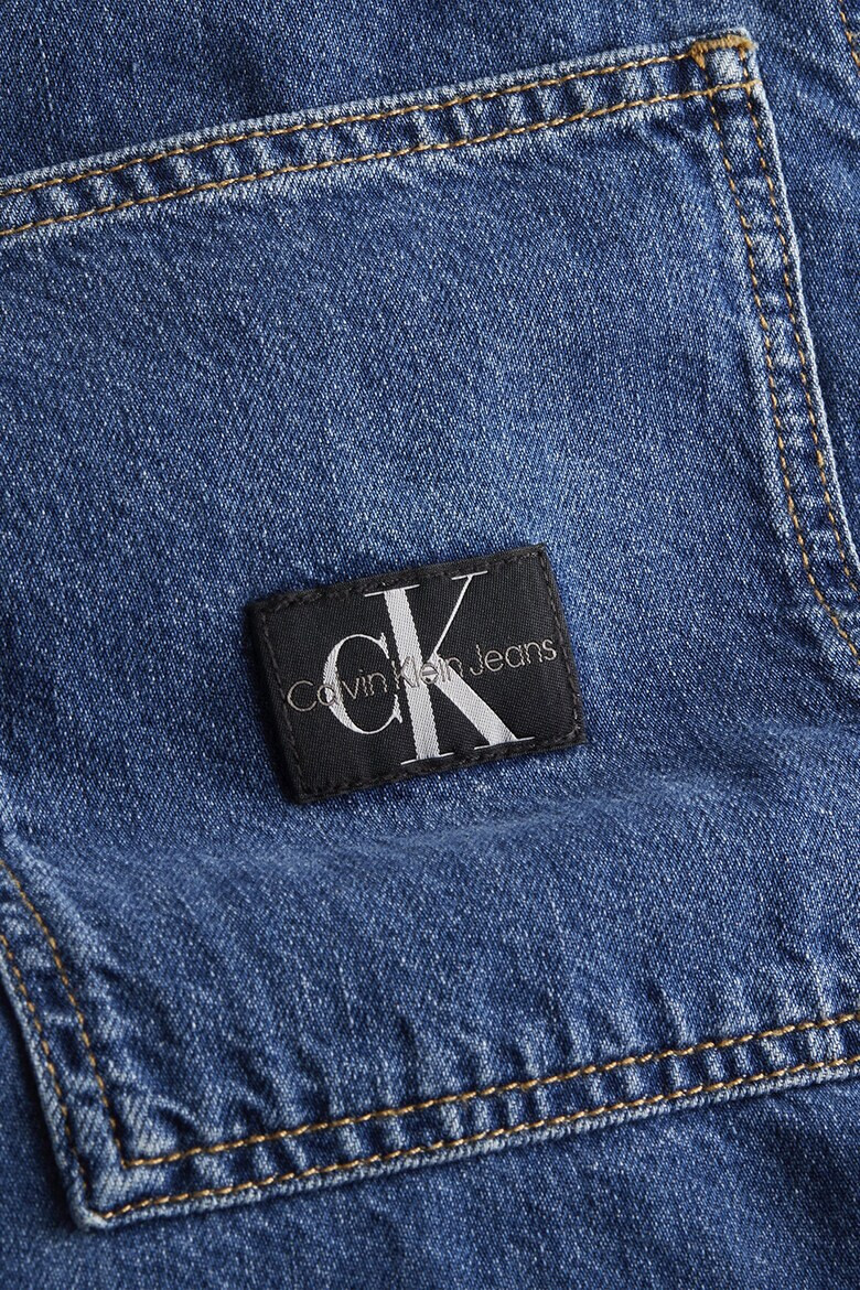 CALVIN KLEIN JEANS Camasa lejera din denim cu buzunare aplicate - Pled.ro