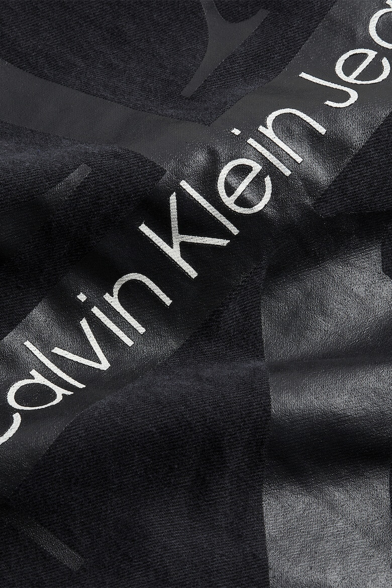 CALVIN KLEIN JEANS Camasa supradimensionata de denim cu maneci cazute - Pled.ro