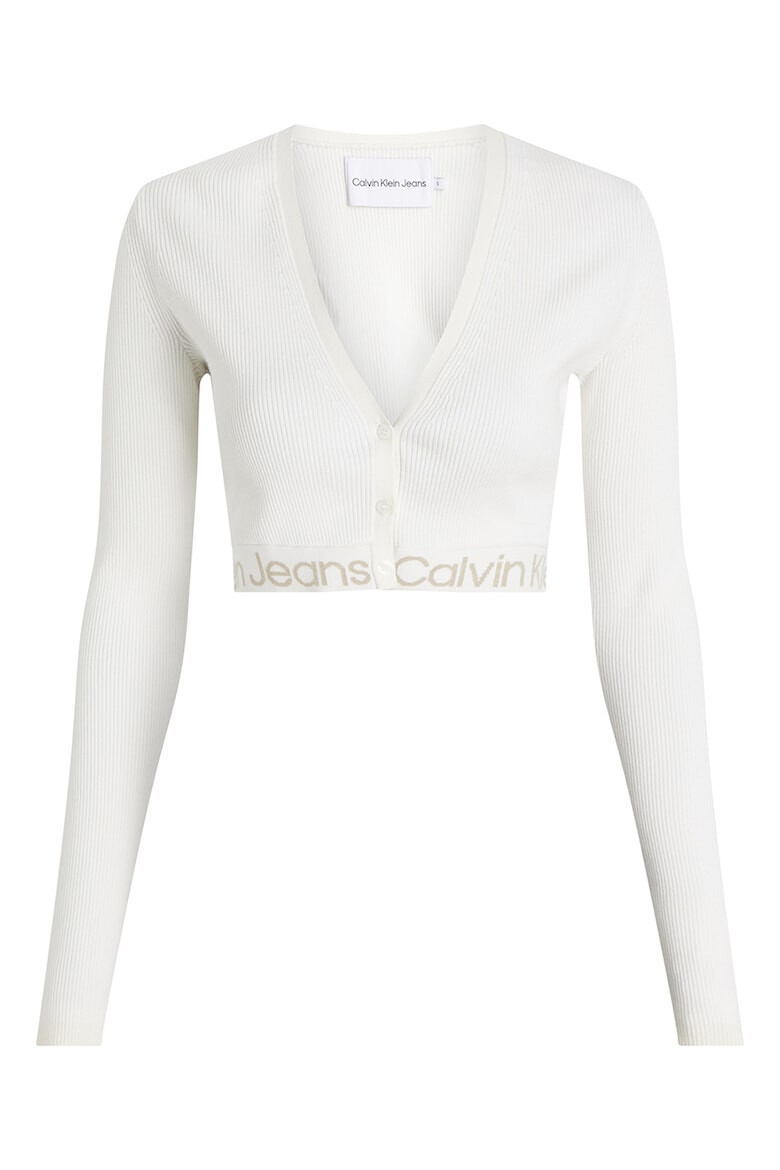 CALVIN KLEIN JEANS Cardigan crop slim fit - Pled.ro