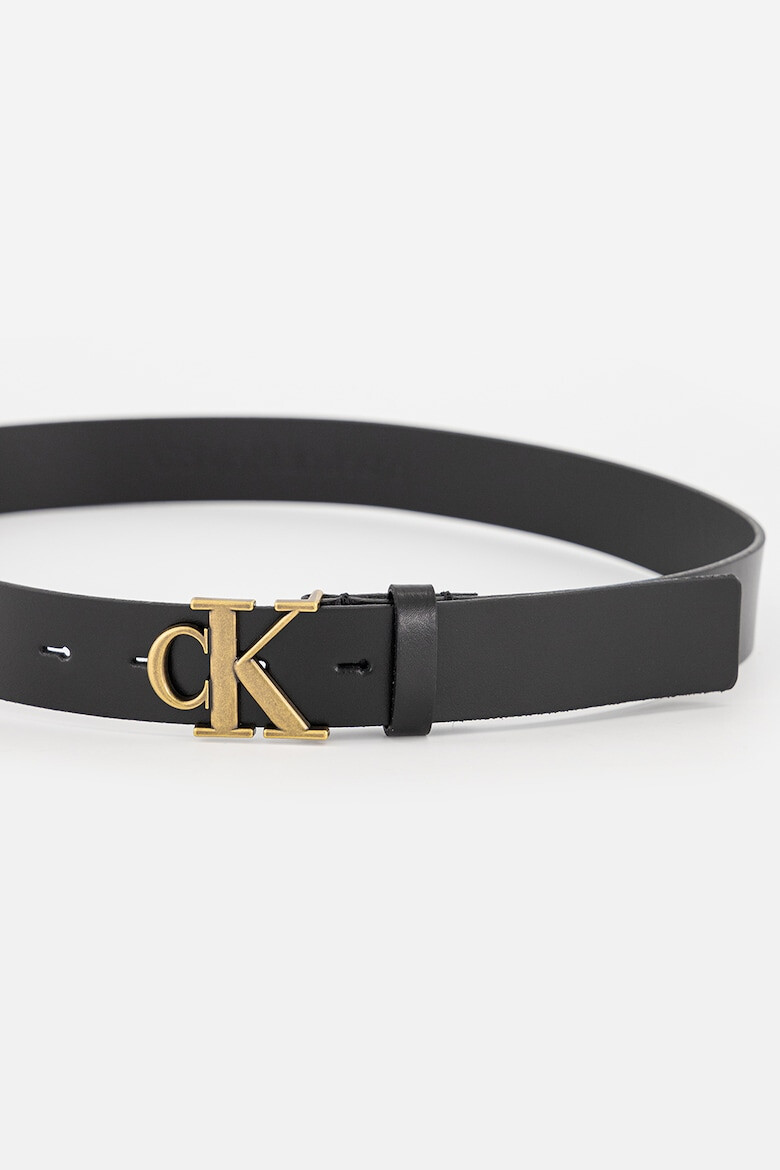 CALVIN KLEIN JEANS Curea de piele cu catarama logo - Pled.ro