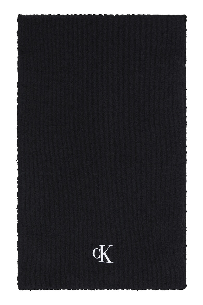 CALVIN KLEIN JEANS Fular cu broderie Monogram - Pled.ro