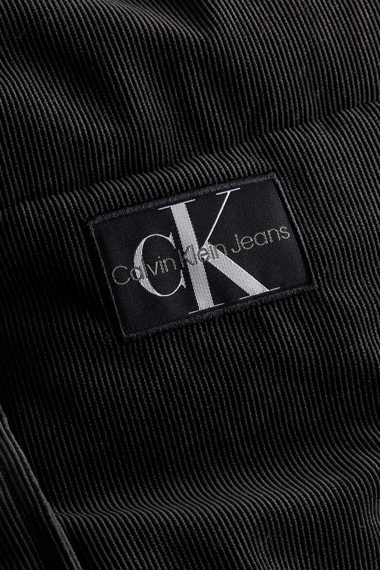 CALVIN KLEIN JEANS Geaca din reiat cu aplicatie logo - Pled.ro