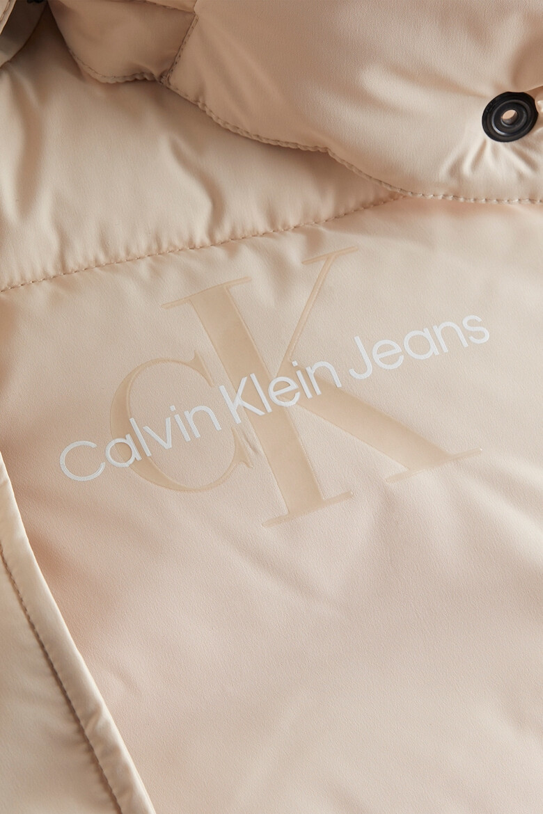 CALVIN KLEIN JEANS Geaca lunga cu vatelina si gluga - Pled.ro