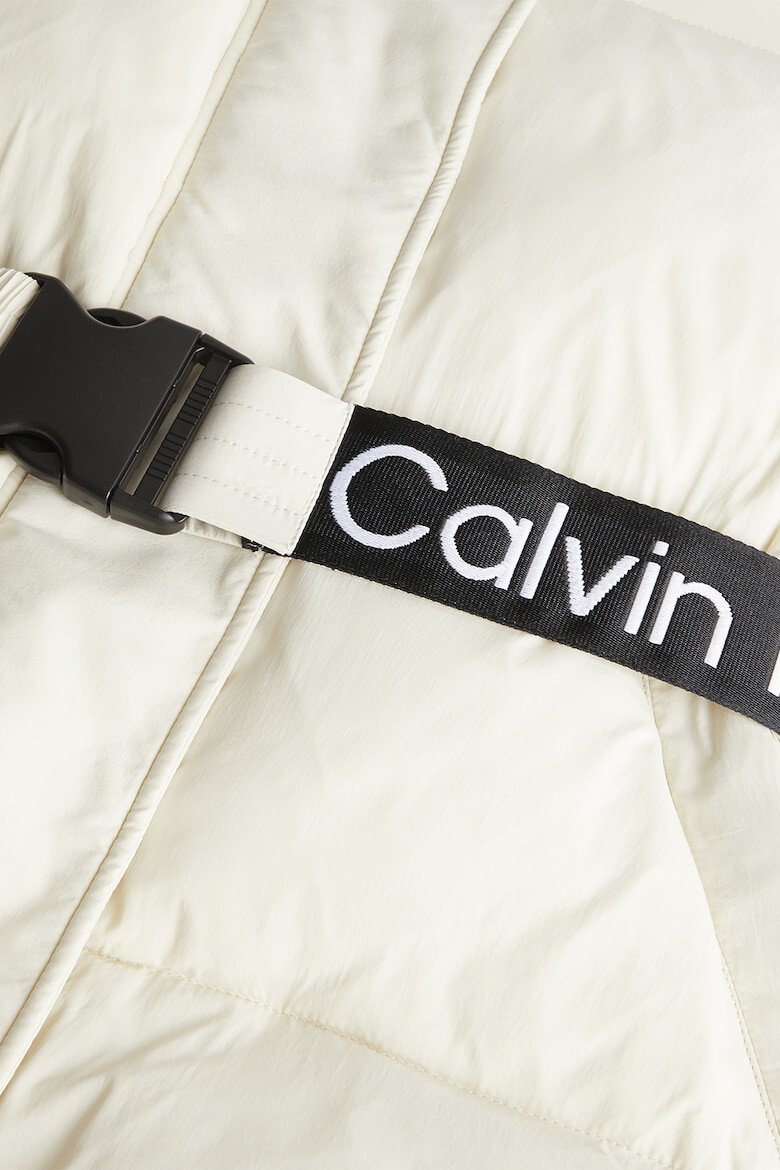 CALVIN KLEIN JEANS Geaca scurta cu vatelina si curea detasabila cu logo - Pled.ro