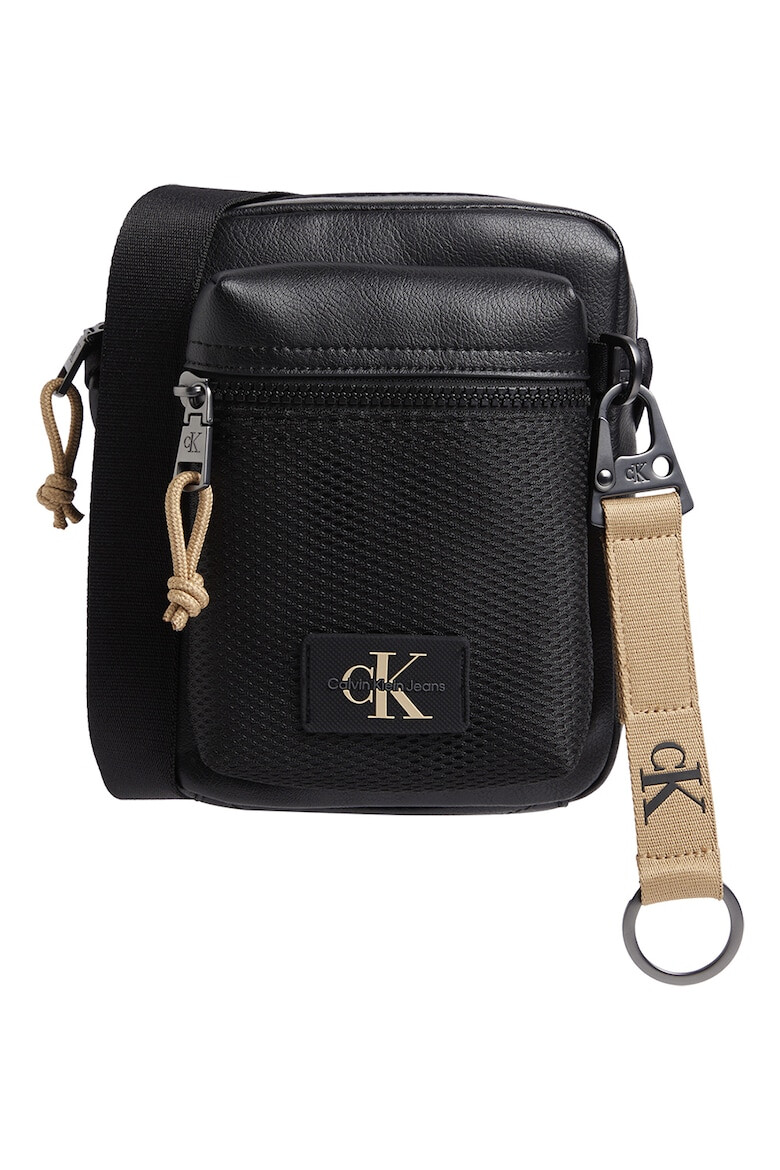 CALVIN KLEIN JEANS Geanta crossbody de piele ecologica texturata - Pled.ro