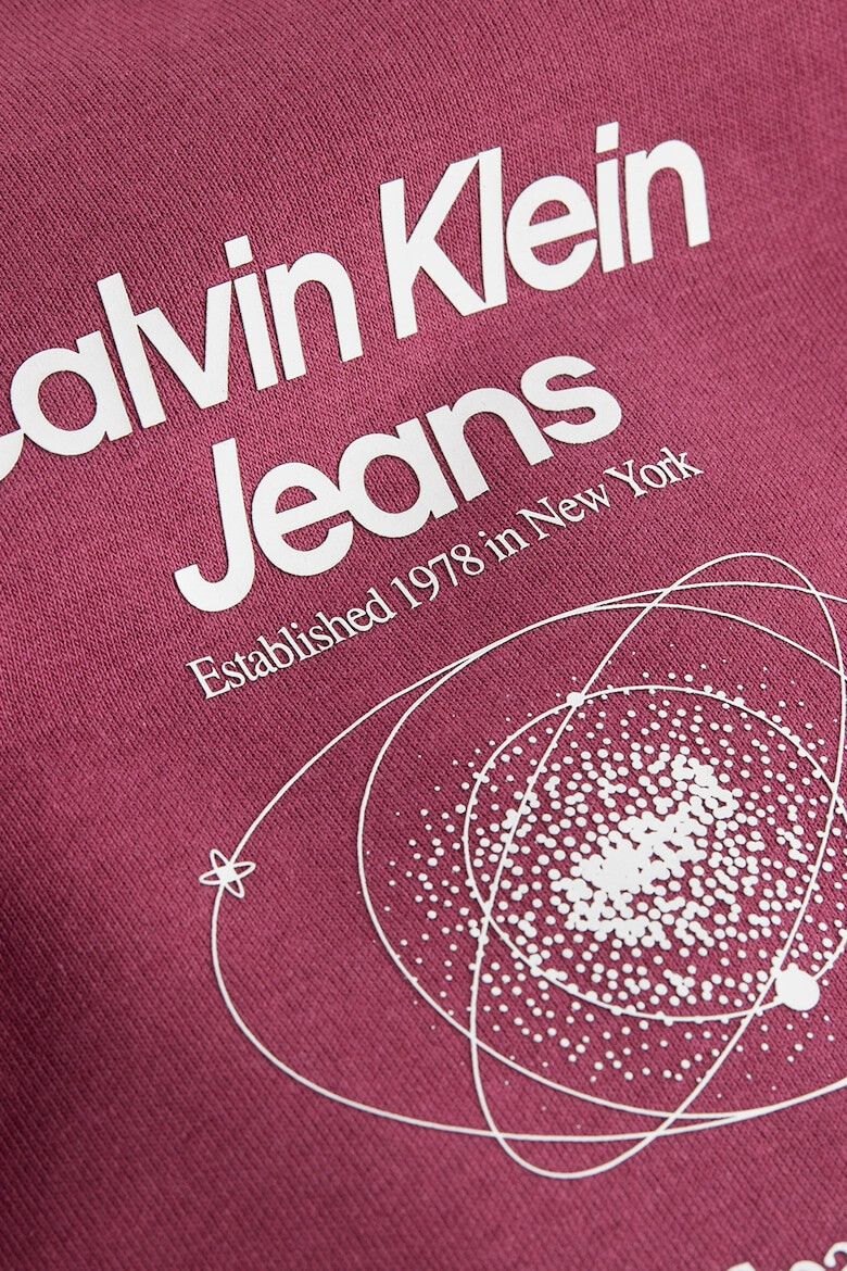 CALVIN KLEIN JEANS Hanorac lejer cu imprimeu - Pled.ro