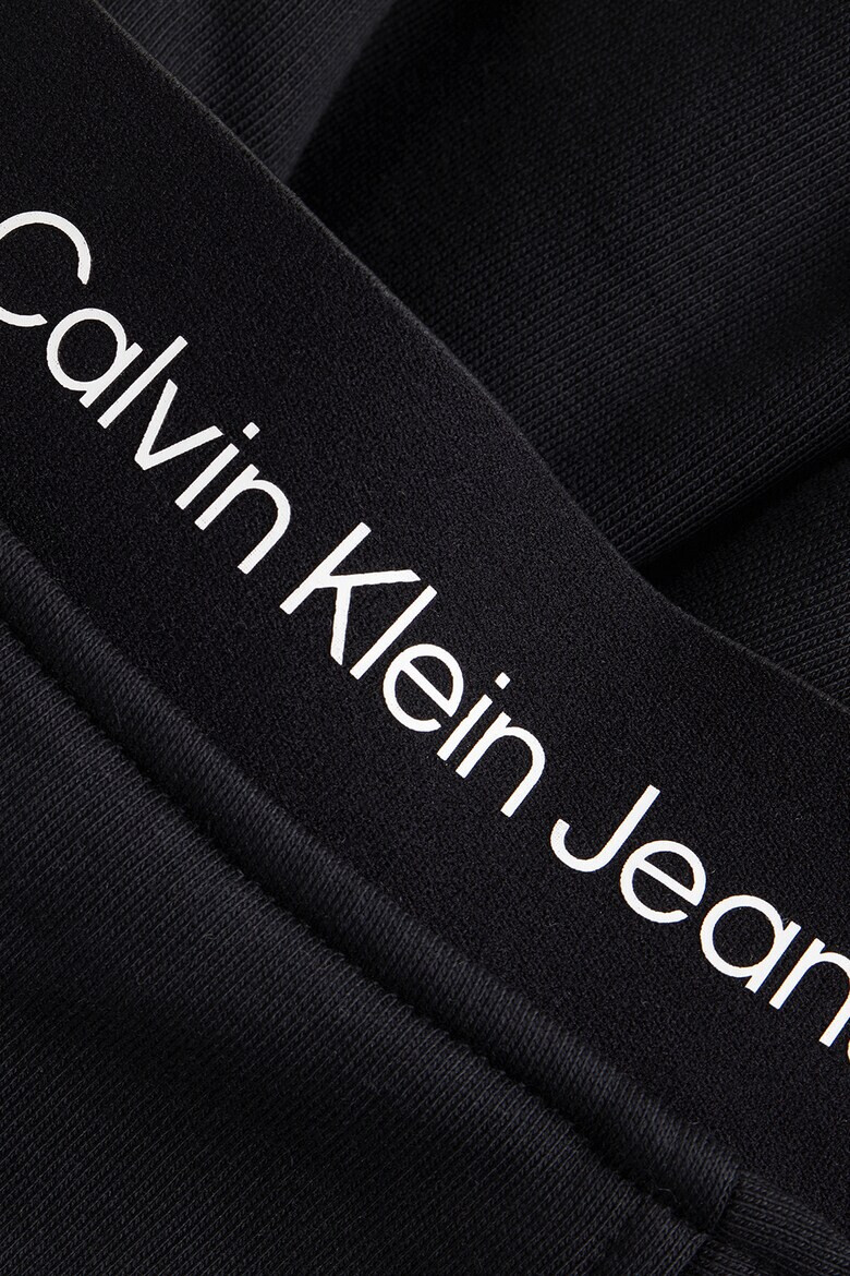 CALVIN KLEIN JEANS Jacheta biker de piele ecologica cu gluga - Pled.ro