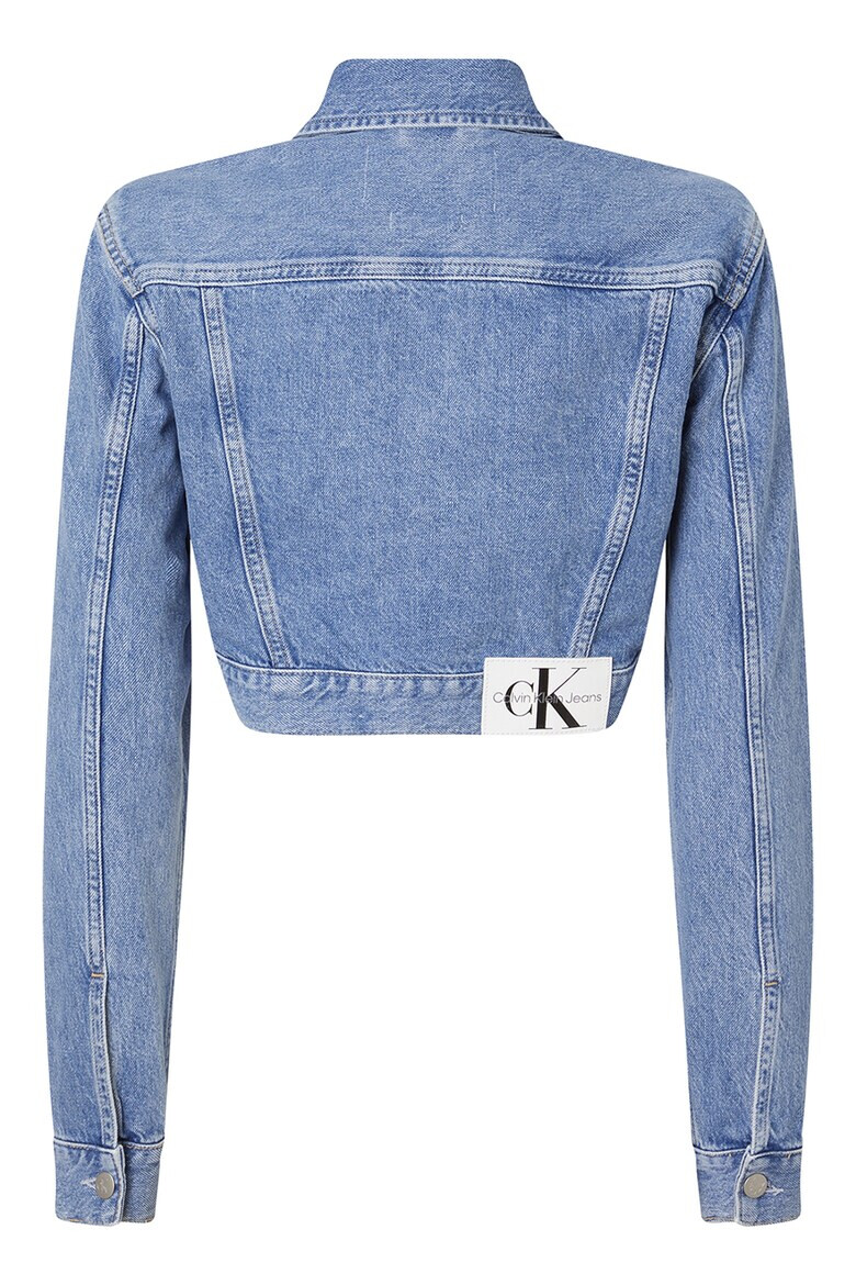 CALVIN KLEIN JEANS Jacheta crop de denim - Pled.ro