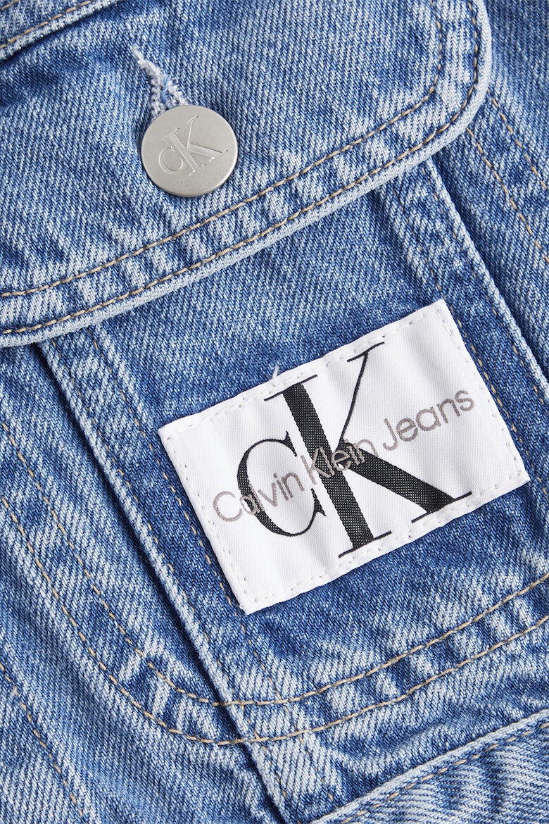 CALVIN KLEIN JEANS Jacheta crop de denim - Pled.ro