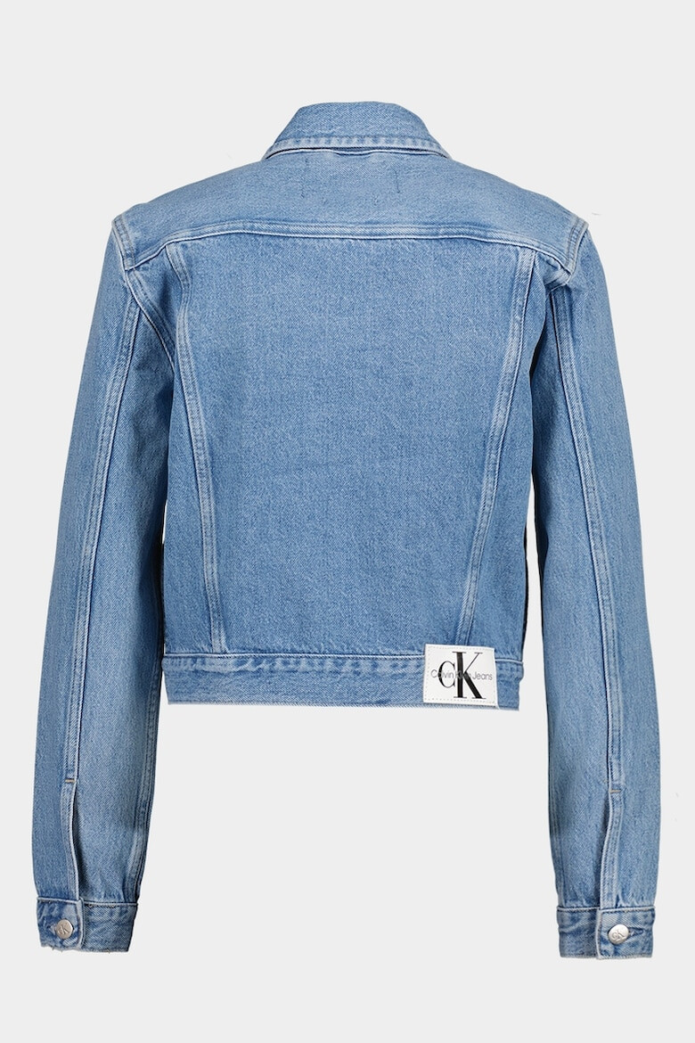 CALVIN KLEIN JEANS Jacheta crop de denim - Pled.ro