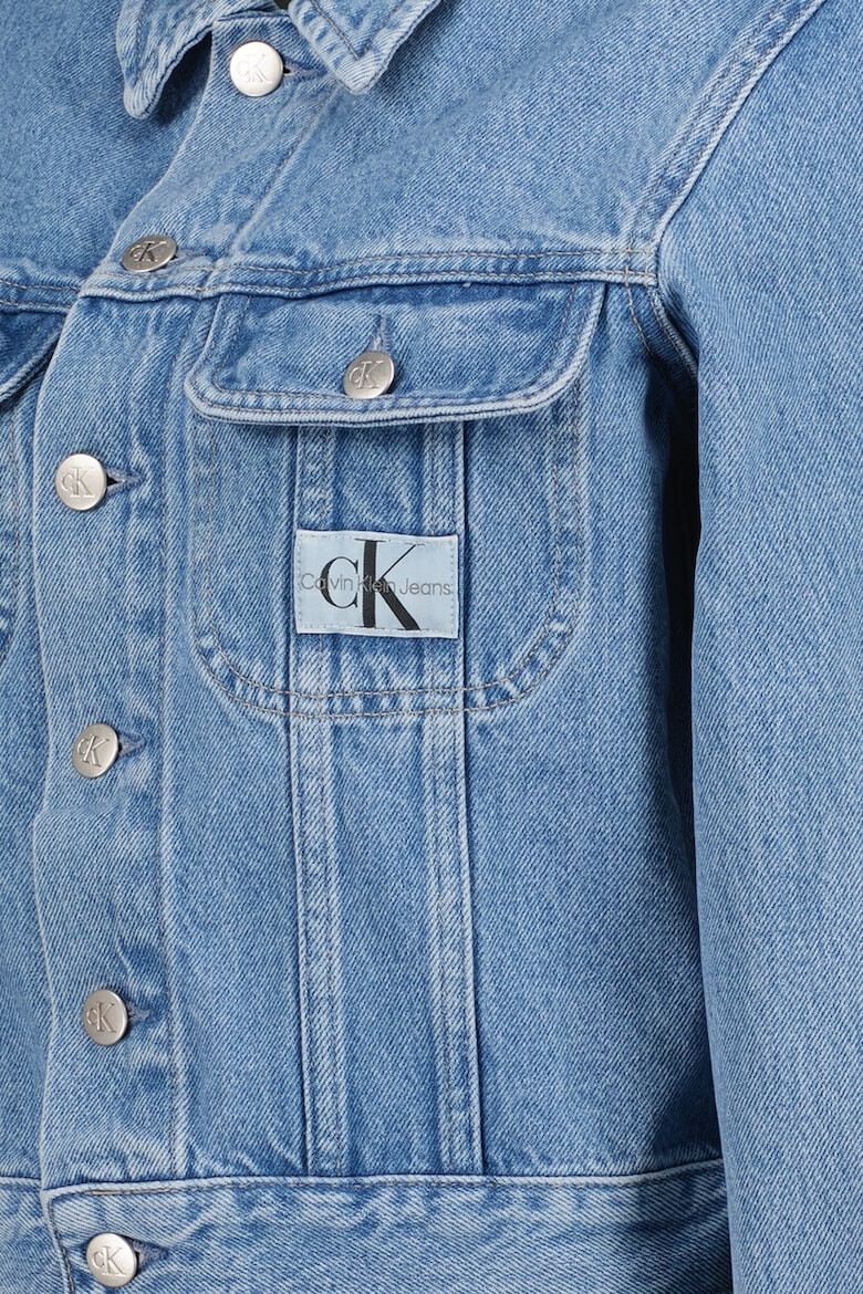 CALVIN KLEIN JEANS Jacheta crop de denim - Pled.ro