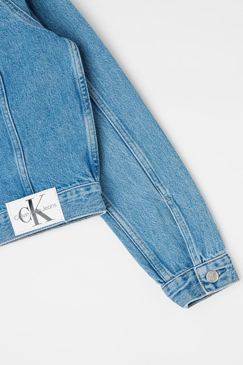 CALVIN KLEIN JEANS Jacheta crop de denim - Pled.ro