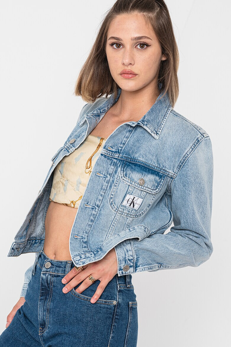 CALVIN KLEIN JEANS Jacheta de denim cu buzunare - Pled.ro