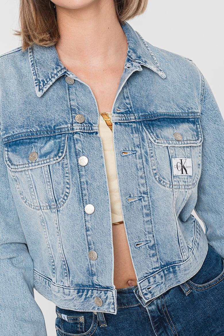 CALVIN KLEIN JEANS Jacheta de denim cu buzunare - Pled.ro