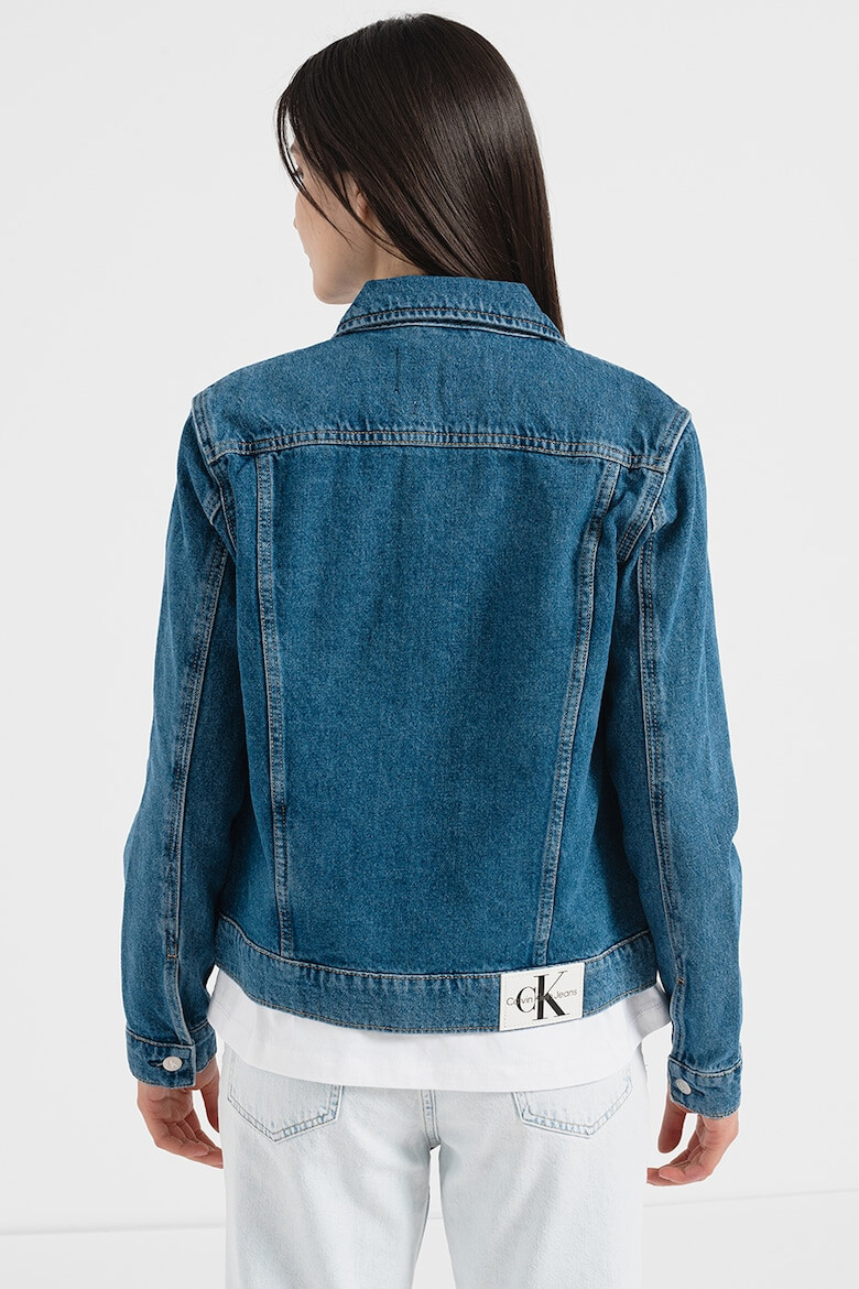 CALVIN KLEIN JEANS Jacheta de denim cu buzunare cu clapa - Pled.ro