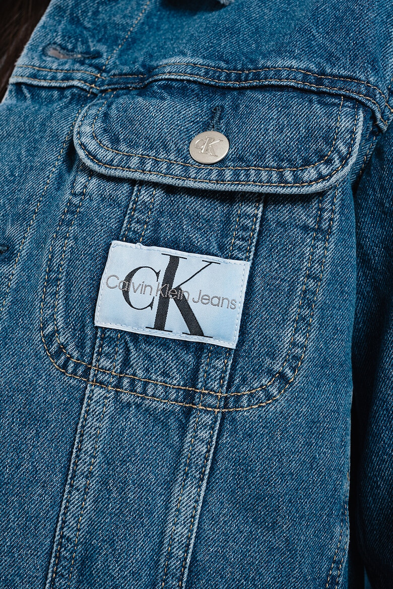 CALVIN KLEIN JEANS Jacheta de denim cu buzunare cu clapa - Pled.ro