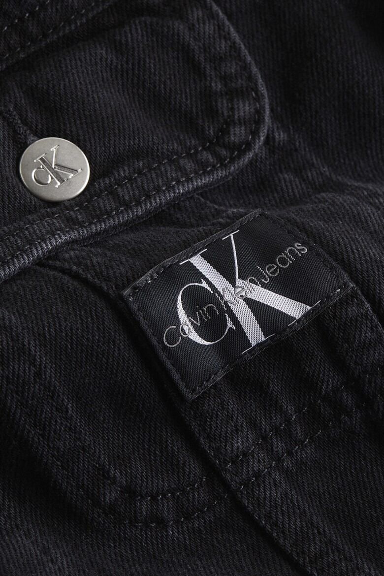 CALVIN KLEIN JEANS Jacheta de denim cu buzunare pe piept - Pled.ro