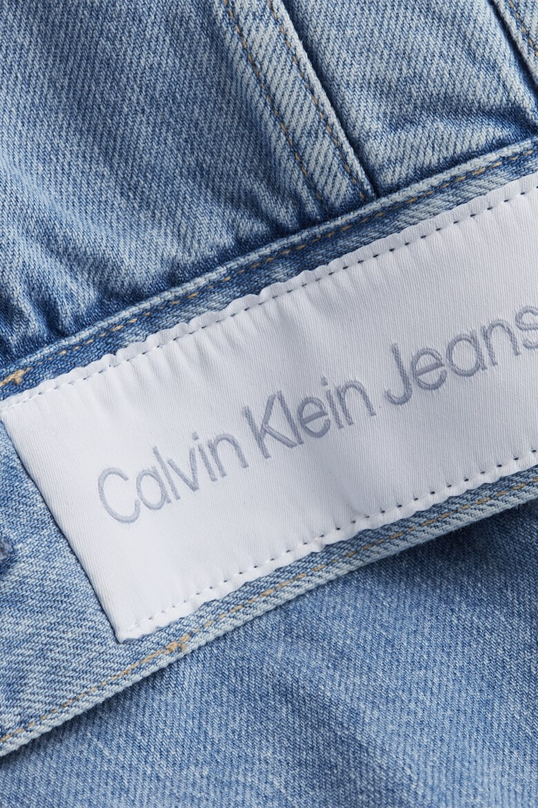 CALVIN KLEIN JEANS Jacheta lejera de denim cu logo - Pled.ro