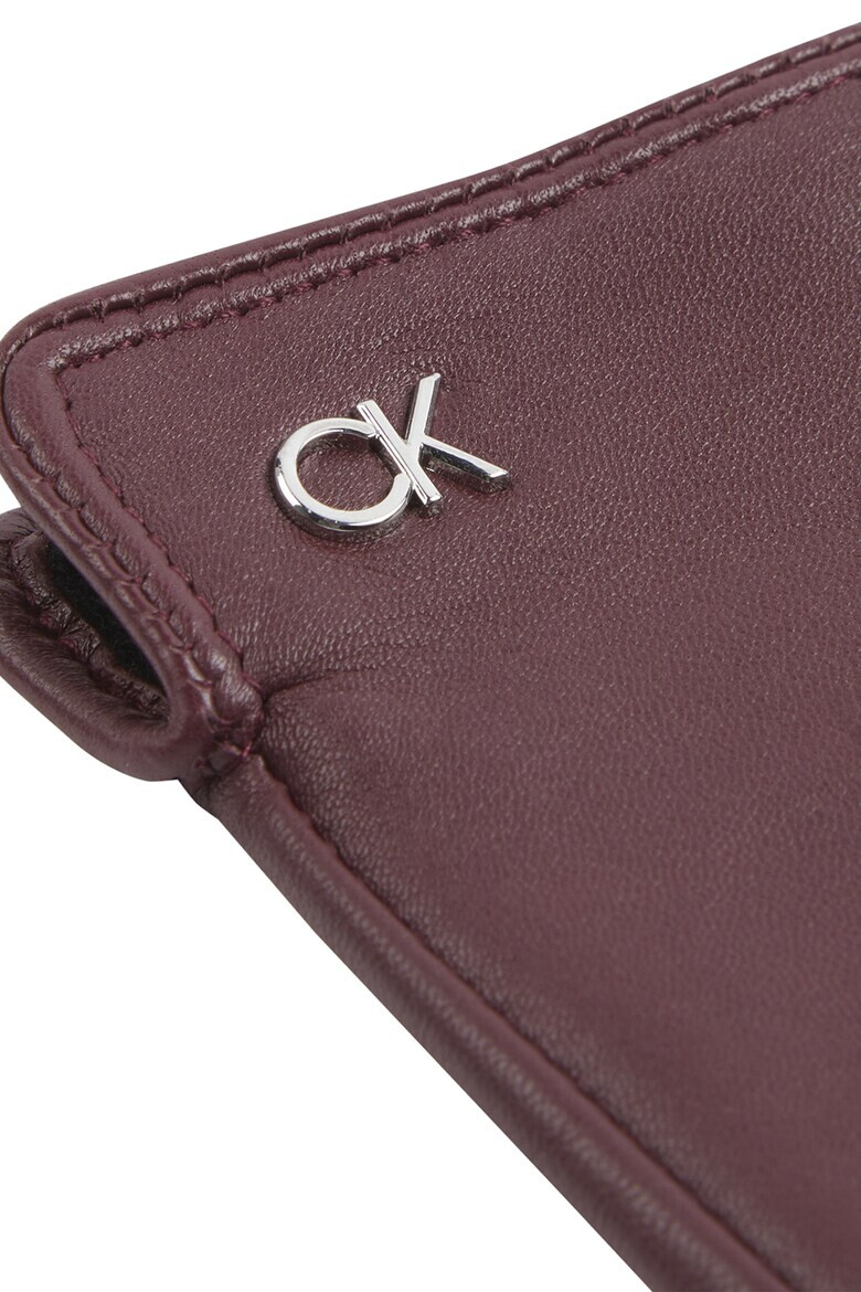 CALVIN KLEIN JEANS Manusi de piele cu logo metalic - Pled.ro