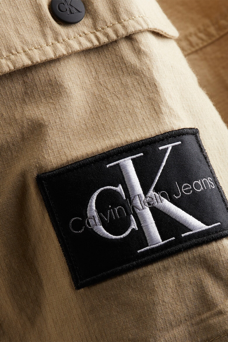 CALVIN KLEIN JEANS Pantaloni cargo cu talie elastica si croiala conica - Pled.ro