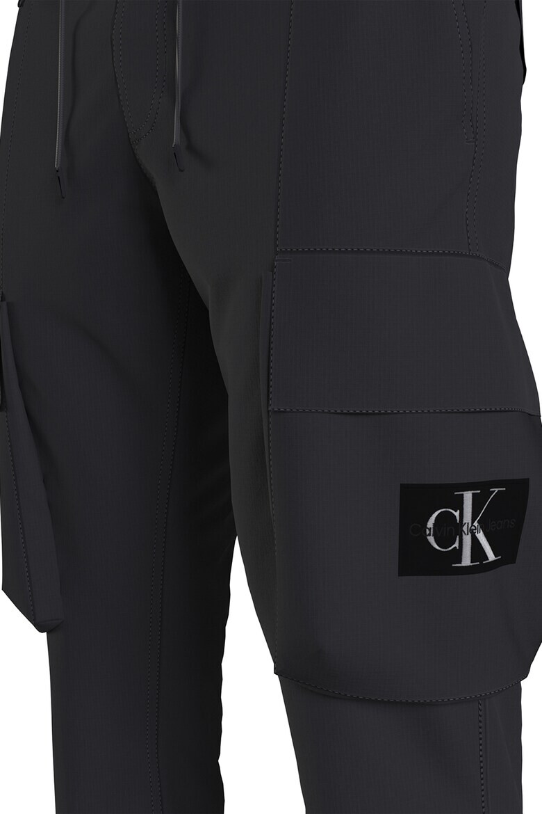 CALVIN KLEIN JEANS Pantaloni cargo cu talie medie - Pled.ro