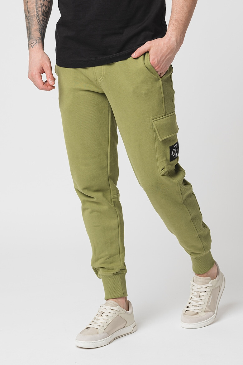 CALVIN KLEIN JEANS Pantaloni cargo cu talie medie - Pled.ro