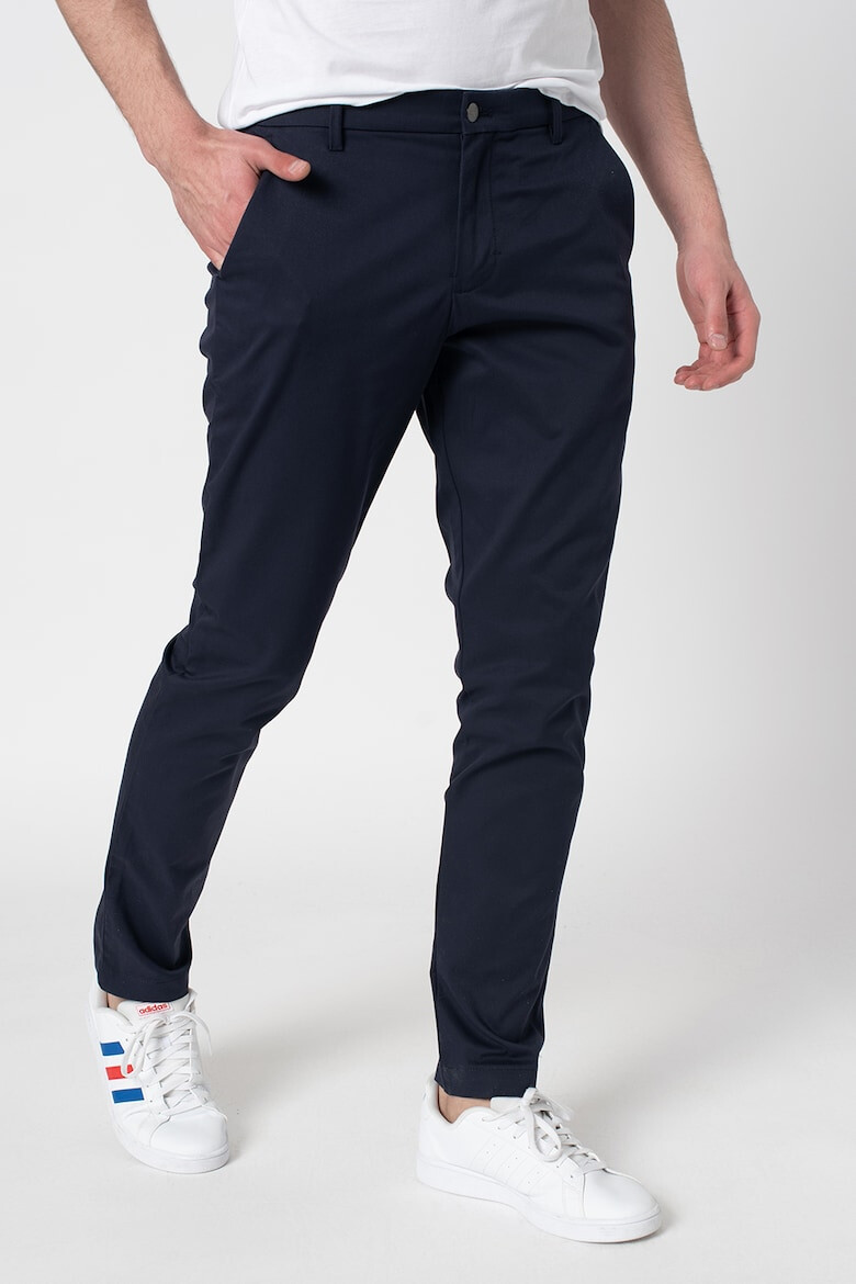 CALVIN KLEIN JEANS Pantaloni conici cu logo brodat - Pled.ro