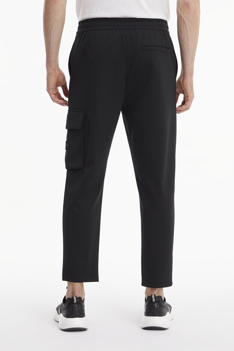 CALVIN KLEIN JEANS Pantaloni cu snur si buzunar aplicat - Pled.ro