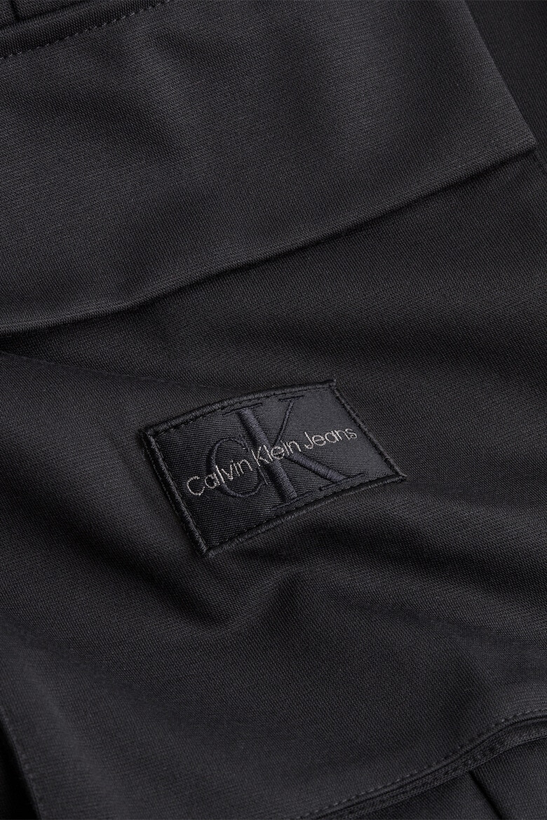 CALVIN KLEIN JEANS Pantaloni cu snur si buzunar aplicat - Pled.ro