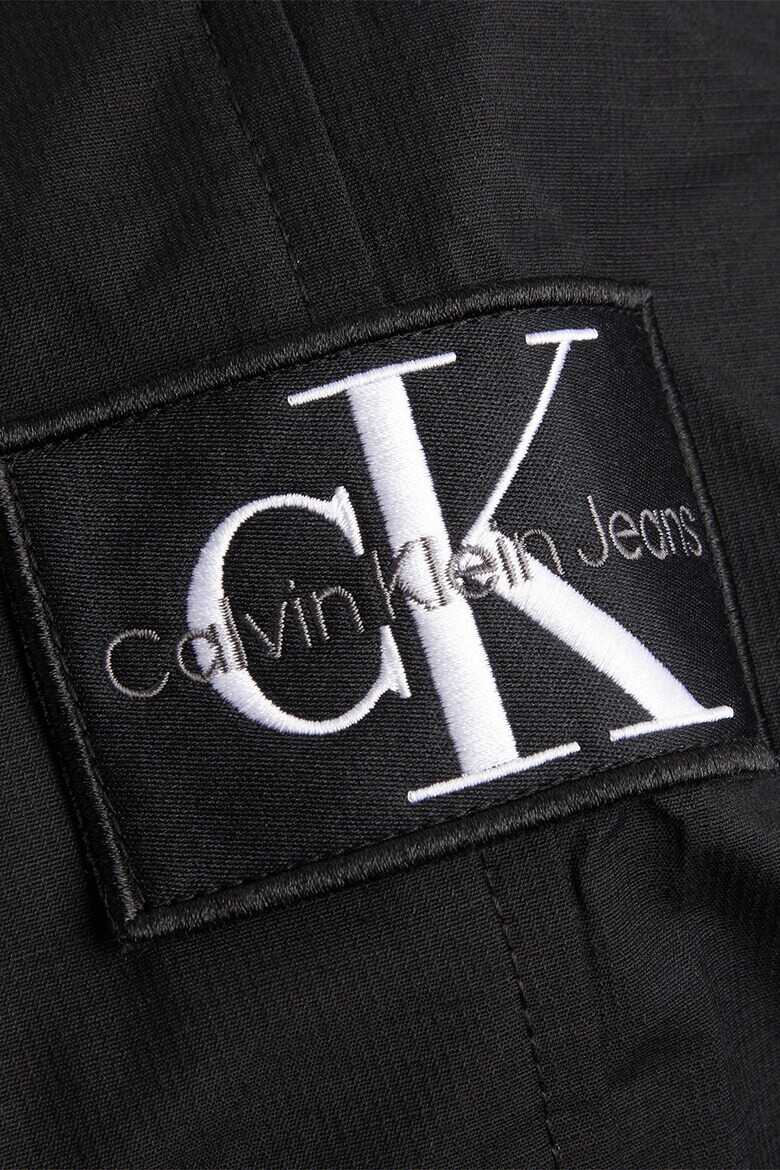 CALVIN KLEIN JEANS Pantaloni drepti cu o curea ajustabila - Pled.ro