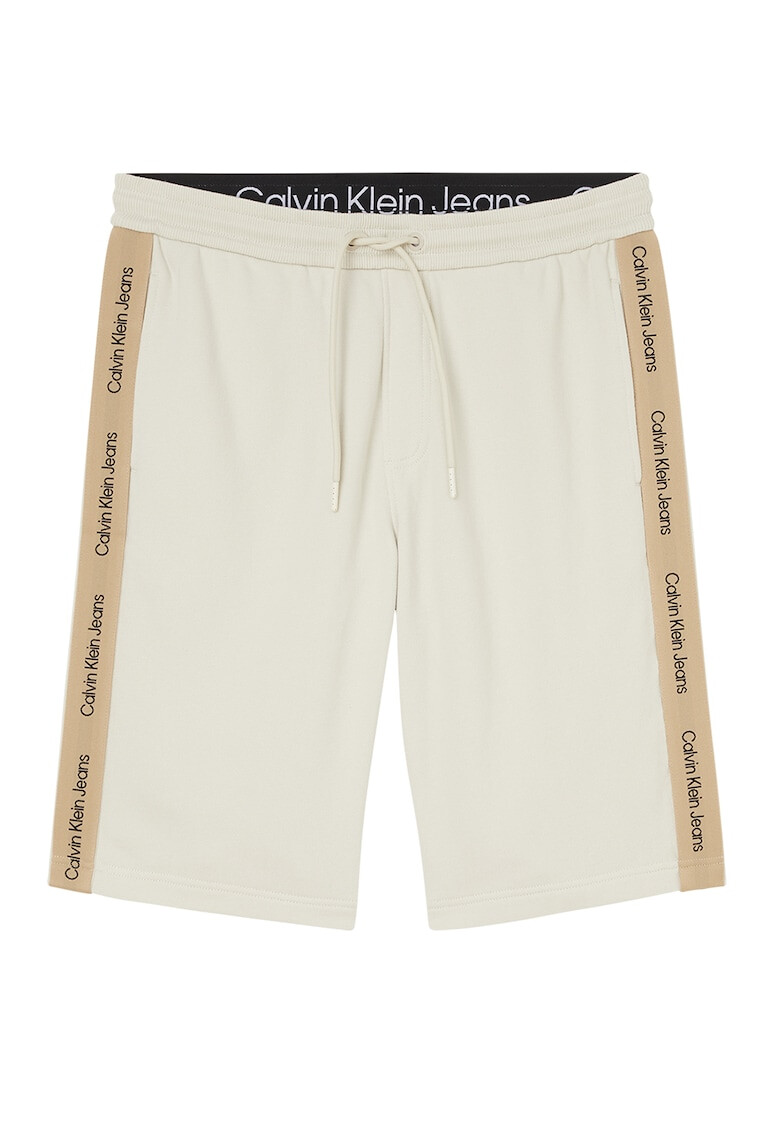 CALVIN KLEIN JEANS Pantaloni scurti sport cu segmente logo contrastante - Pled.ro