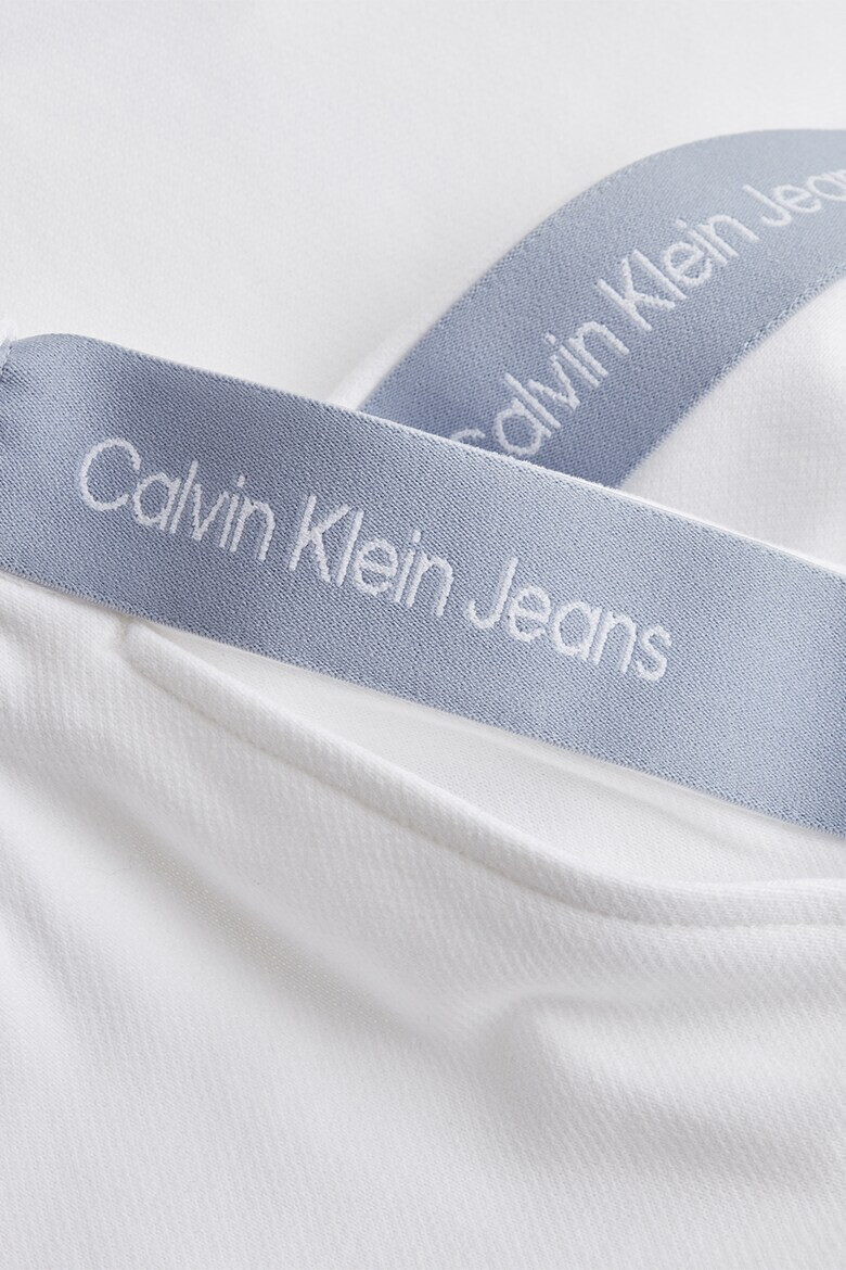 CALVIN KLEIN JEANS Pantaloni scurti sport regular fit cu segmente logo - Pled.ro