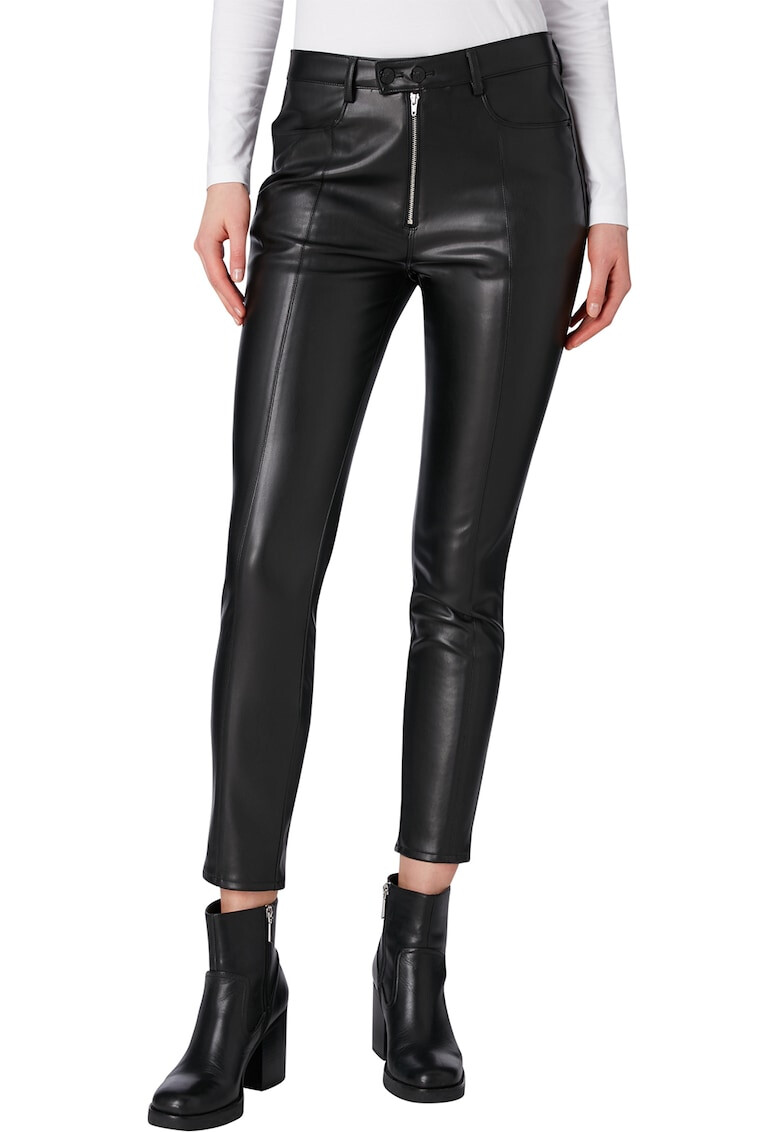 CALVIN KLEIN JEANS Pantaloni skinny de piele ecologica - Pled.ro