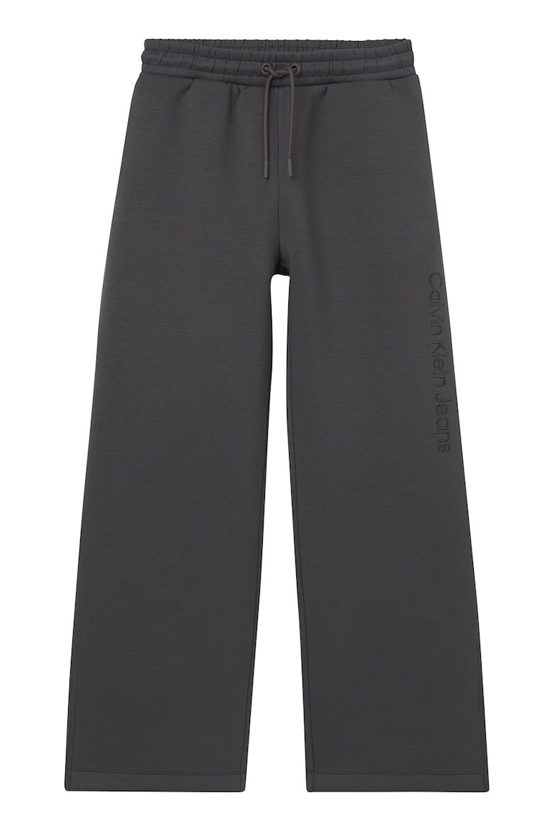 CALVIN KLEIN JEANS Pantaloni sport relaxed fit din amestec de modal cu logo brodat - Pled.ro