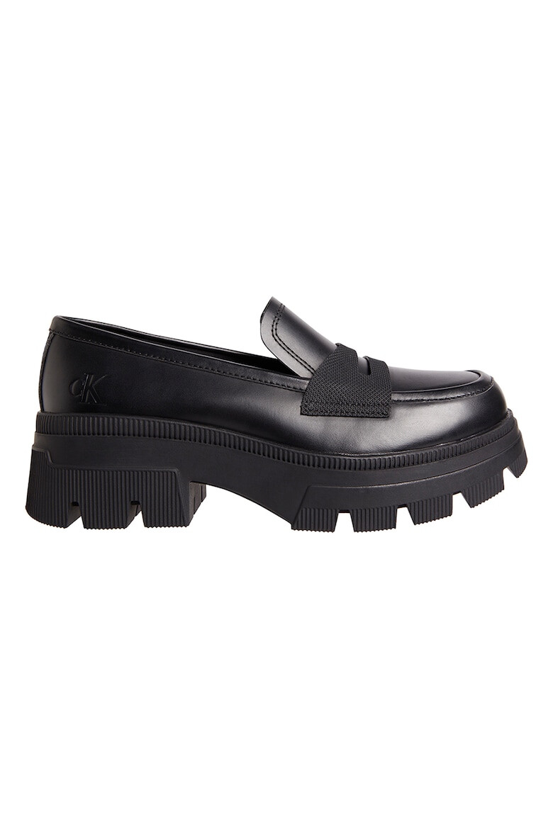 CALVIN KLEIN JEANS Pantofi loafer de piele cu aspect masiv - Pled.ro