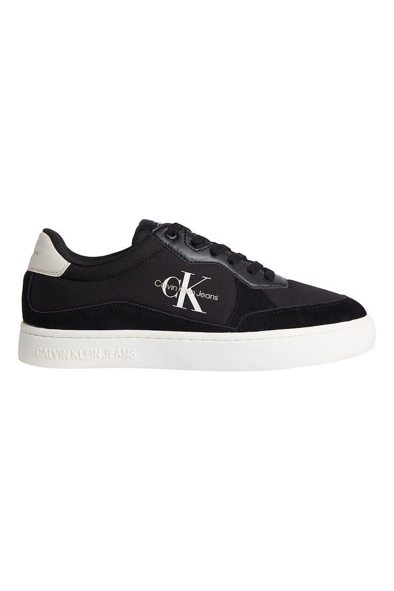 CALVIN KLEIN JEANS Pantofi sport cu logo si garnituri de piele intoarsa - Pled.ro