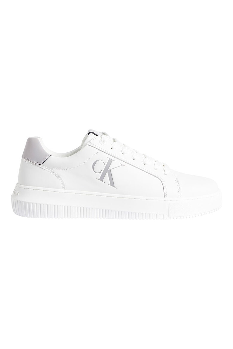 CALVIN KLEIN JEANS Pantofi sport de piele cu imprimeu logo - Pled.ro