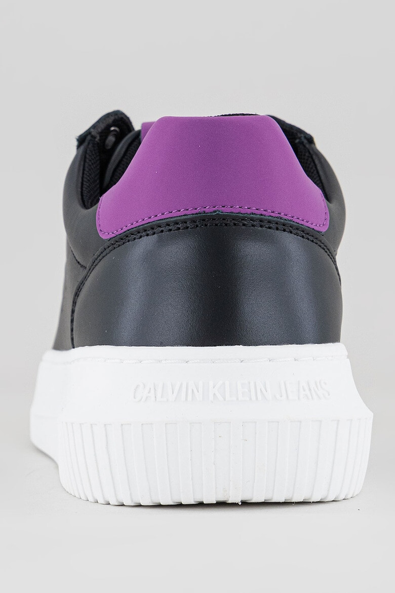 CALVIN KLEIN JEANS Pantofi sport de piele cu imprimeu logo - Pled.ro